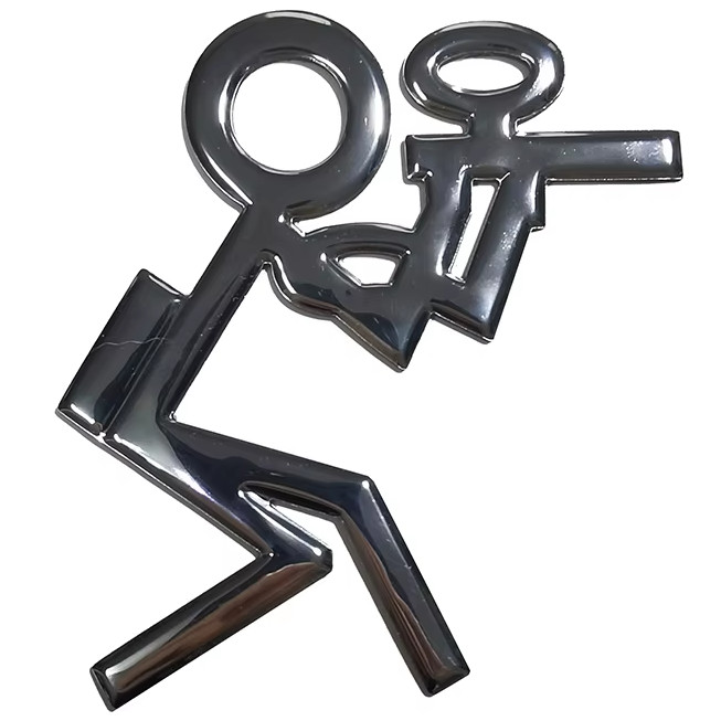 Paintball Player Sticker 3” Chrome