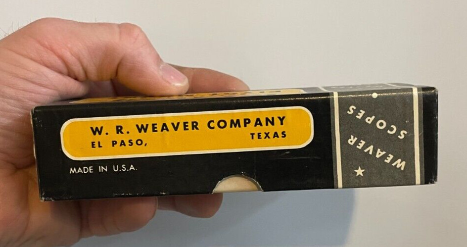 Original Weaver Split Ring Pivot Mount 1" Diam Box & Paperwork & Order Form 1963