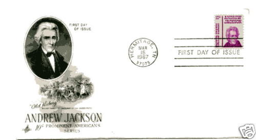 1286 Andrew Jackson Artcraft FDC