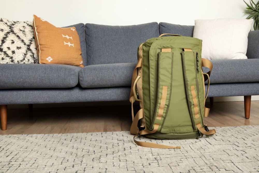 Duffel Bag Backpack Hybrid - Meets Carry On Size Requirements Multi Compartment