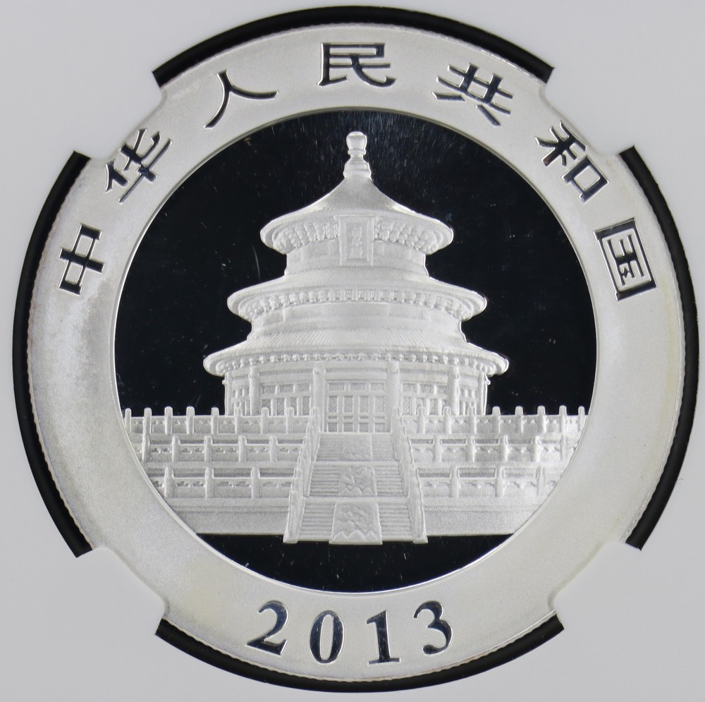 2013 10Yn 1oz Chinese Panda NGC MS70