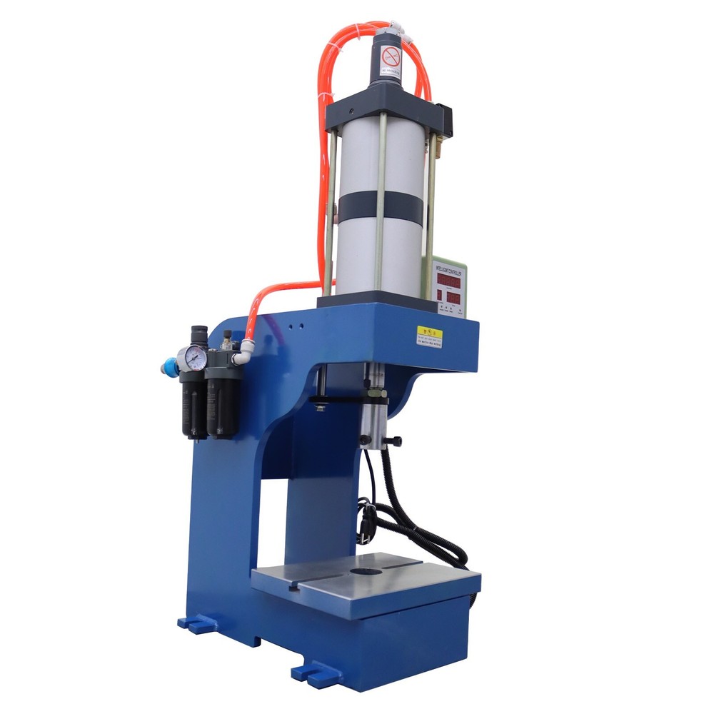 110V Pneumatic Punch Press Machine 3306lb/1500kg with Controller Double Button