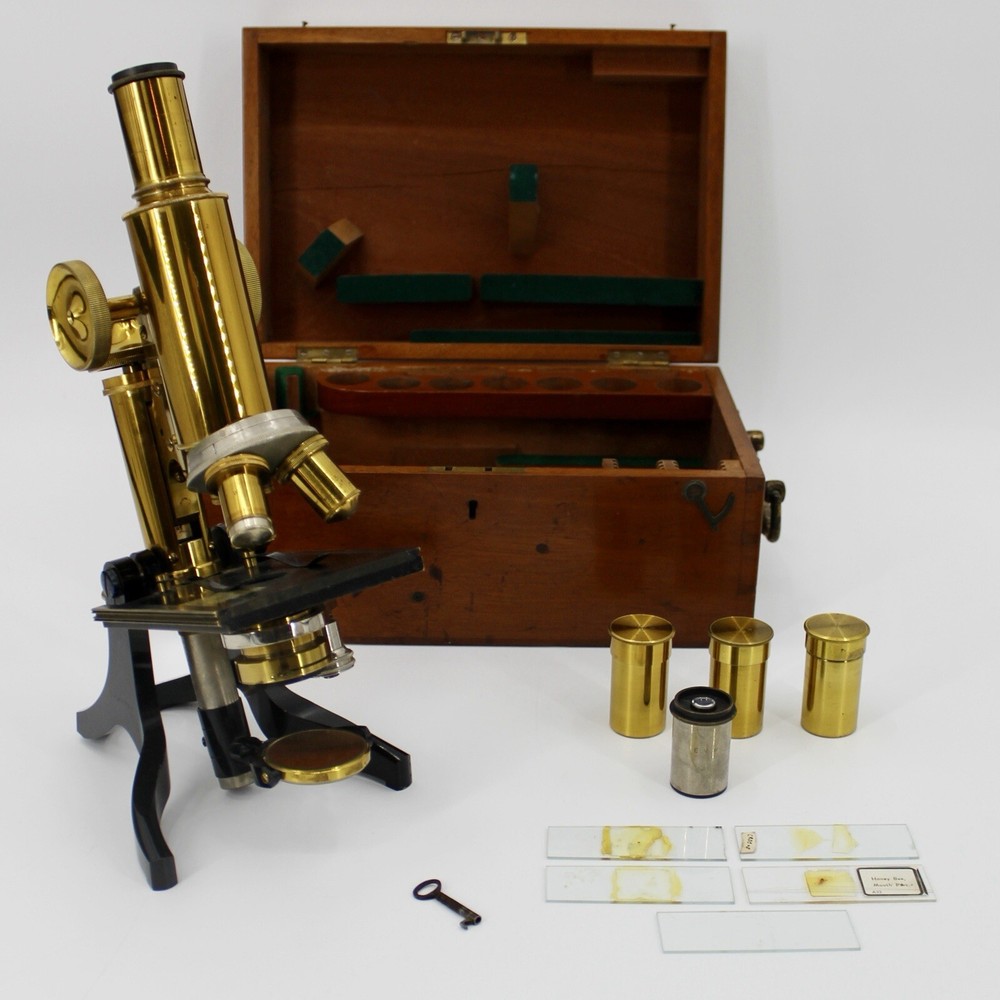 Col. E.V. Whitby’s Boxed Microscope by J.Swift & Son
