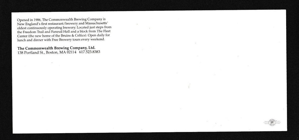 6 Same Commonwealth Brewing Co. Boston MA Glossy Beer Tour Advertisements