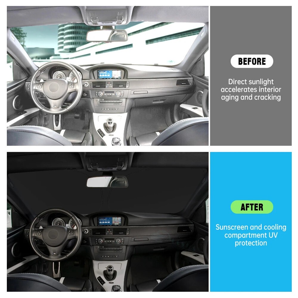Car Windshield Front Window Sun Shade Cover Visor UV Protector For Honda CR-V