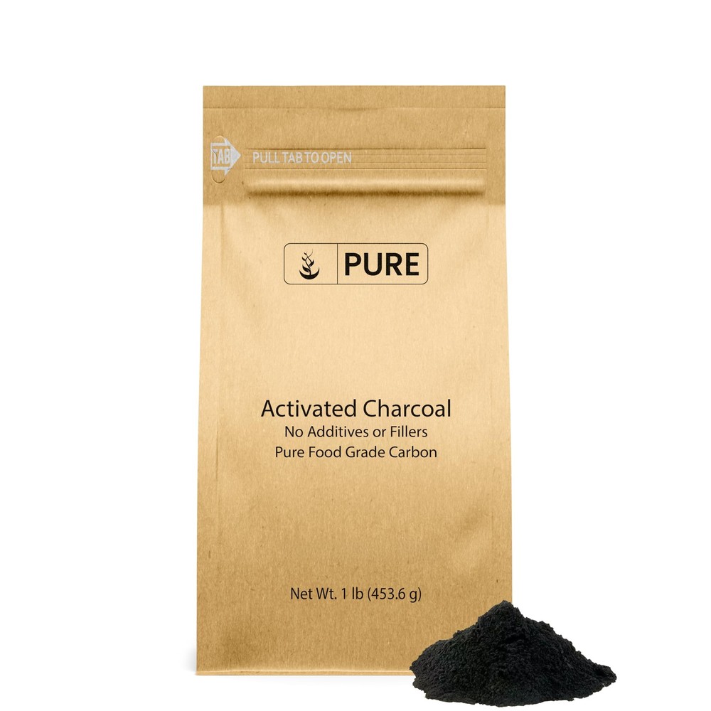 Activated Charcoal Powder 1lb from Coconut Shells, Vegan | Pure Carbon Source