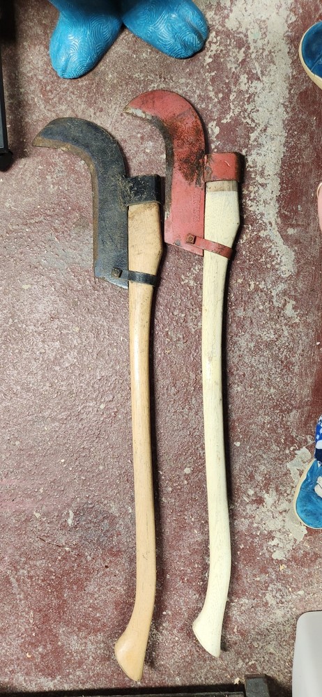 2 Very Nice Condition True Temper Brush Axes