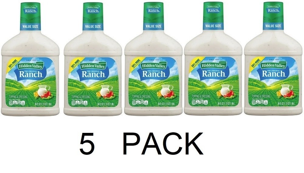 Hidden Valley The Original RANCH Dressing 36 oz Bottle - 5 PACK