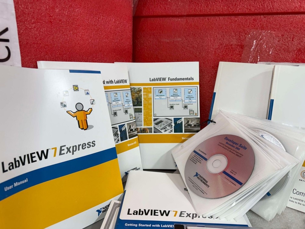 ASSORTED LOT NATIONAL INSTRUMENTS 778552-03 LABVIEW DEVELOPMENT SUITE