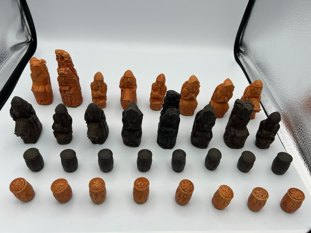 Vintage Medieval Style Chess Set