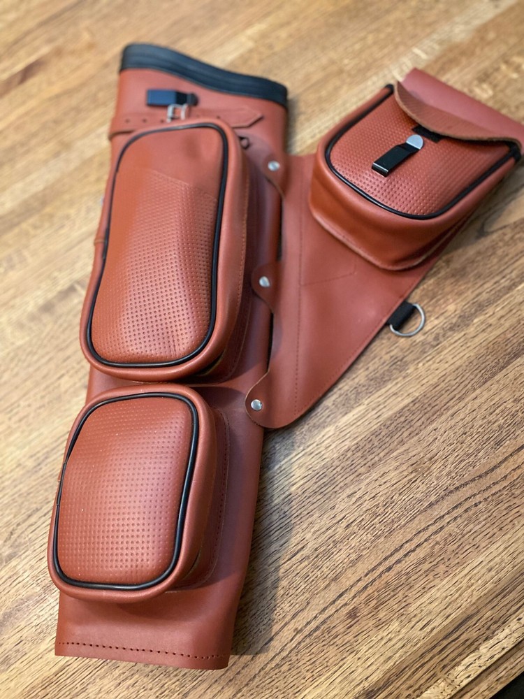 Target Side Leather Quiver Left hand Brown