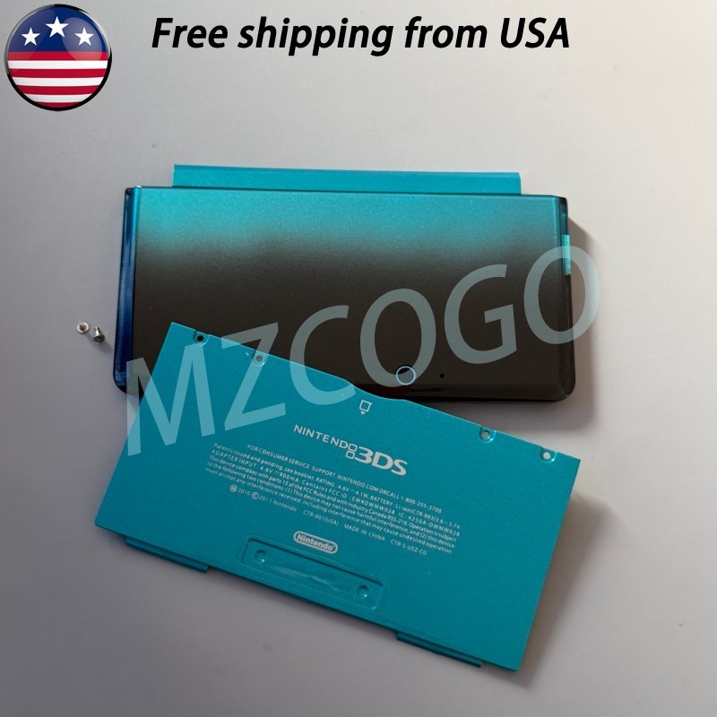 Replacement For Nintendo 3DS Console Housing Shell Case Top & Bottom Cover