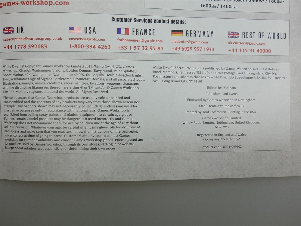 White Dwarf: Issue 90 - 17 October 2015 (Games Workshop)