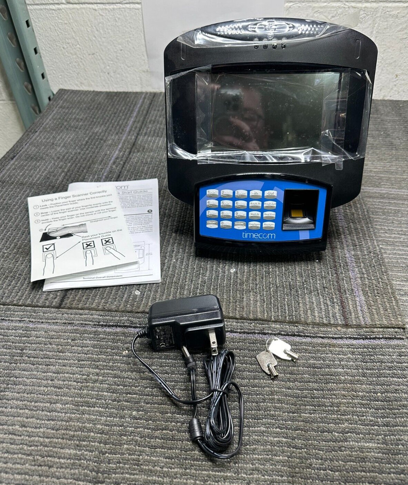 Timeco People Point Timeclock Digital Thumb Reader