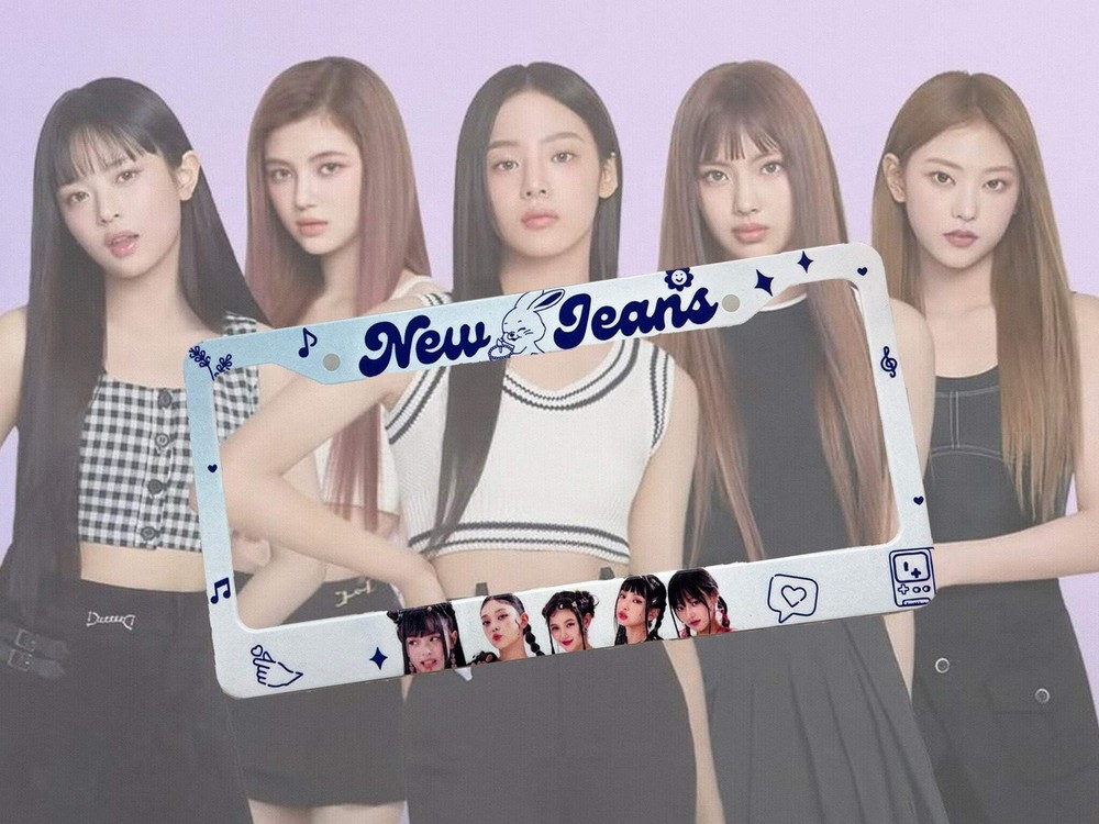New Jeans Kpop License Plate Frame