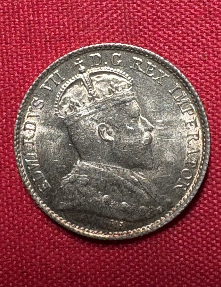 Canada 5-Cent Silver 1904, Better Condition Fishscale, Mint State?, WOW, LOOK