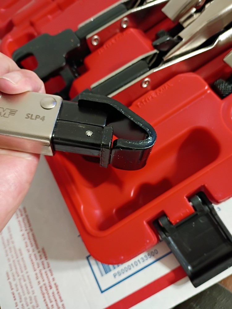 New! VIM Adjustable Side Lock Set Welding Pliers w/ Push Button Release 6 Pc