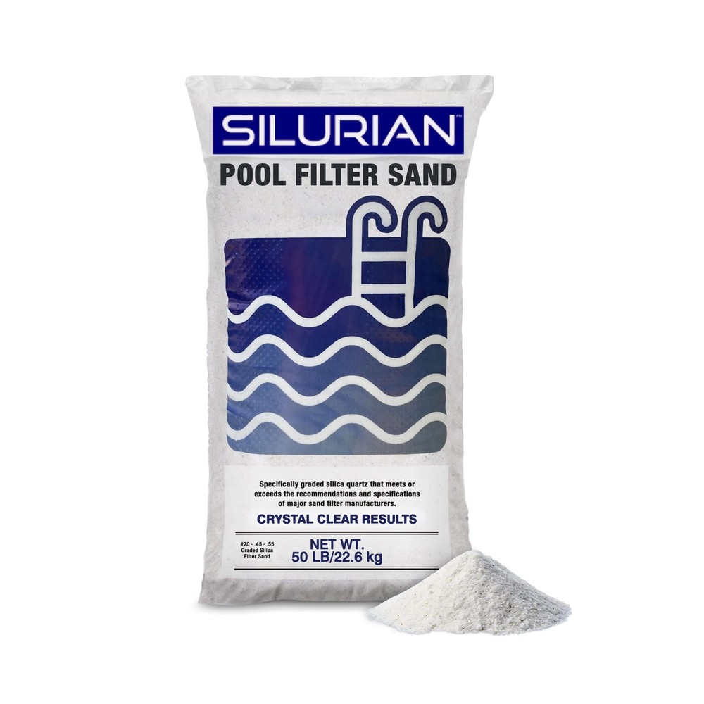 U.S. Silica Silurian 20-Grade Angular Filter Sand for Above-Ground & Inground...