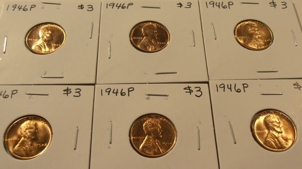 1946 P LINCOLN CENT - BU coin from a nice roll