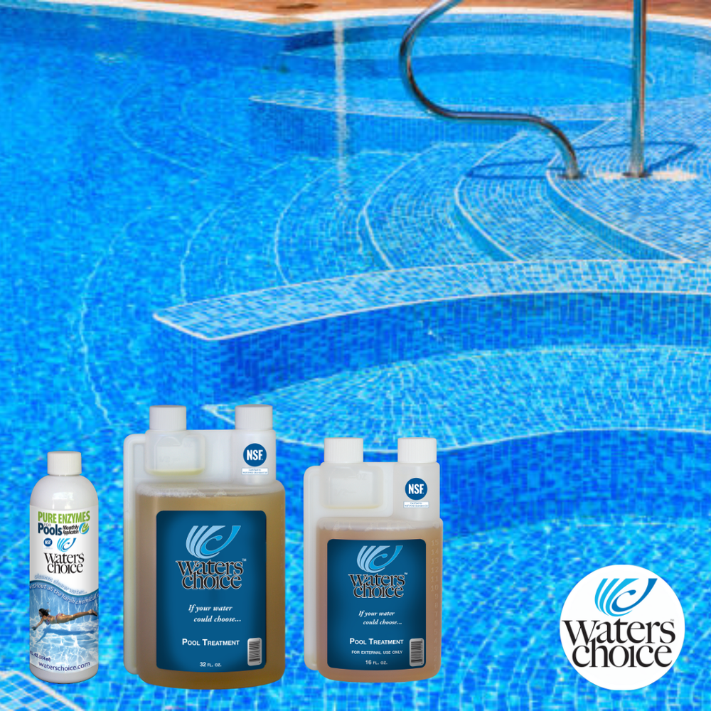 Waters Choice 16 oz. Pool Enzyme Concentrate - All Natural Weekly Application
