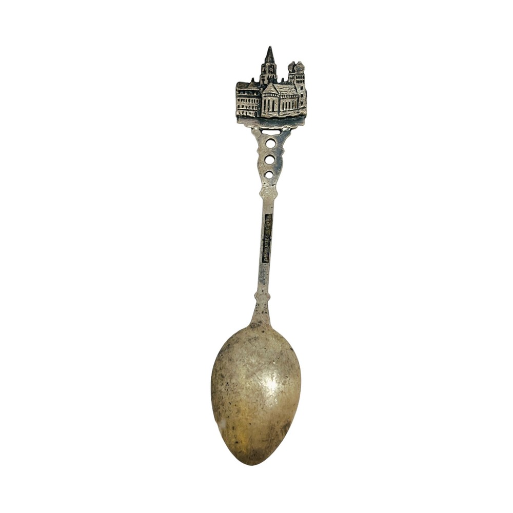 Vintage Versilbert Munchen Silver Plated Souvenir Spoon with Stein
