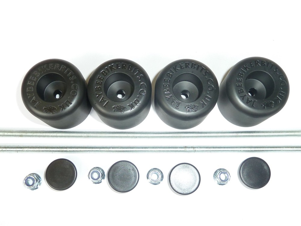 TRIUMPH THRUXTON 2008-ON CRASH MUSHROOMS PROTECTOR BOBBIN SLIDER FRONT REAR