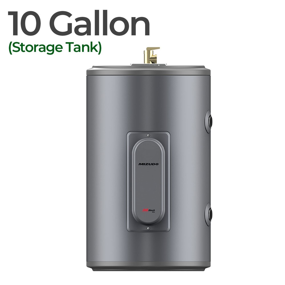 MIZUDO Electric Tank Water Heater, 10 Gallon Storage Instant Hot RV Whole House