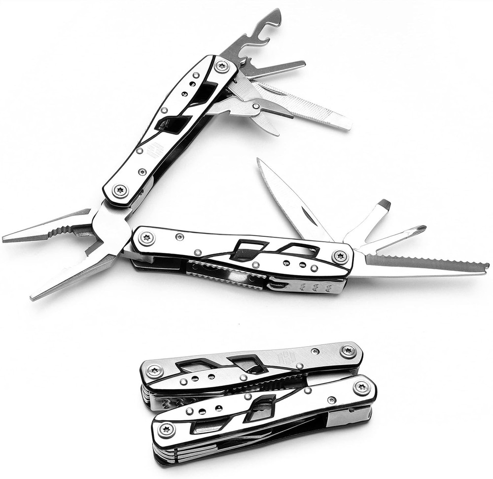 Multitool Plier - 12 In 1 Multi Tool Multi-color Stainless Steel