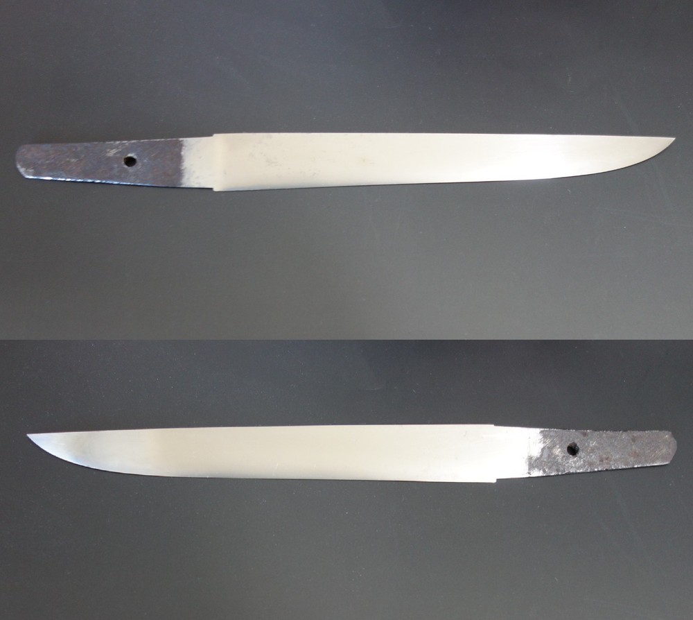 Tanto dagger NIHONTO shadow puppet saya koshirae samurai sword Edo