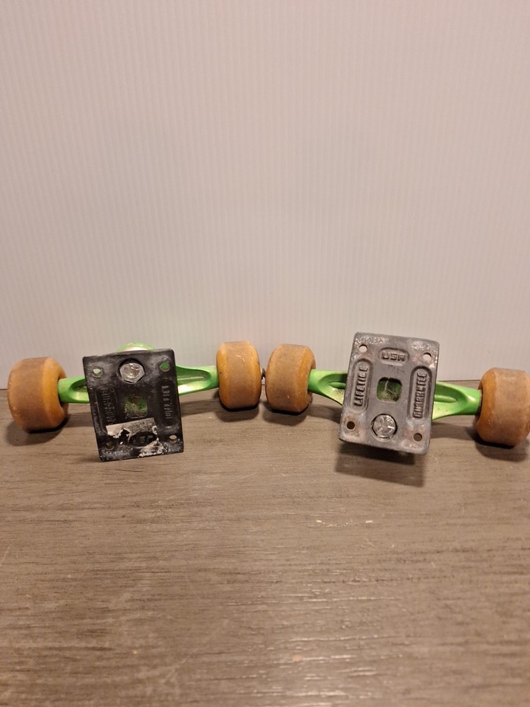 Destructo Trucks With Spitfire Wheels Green