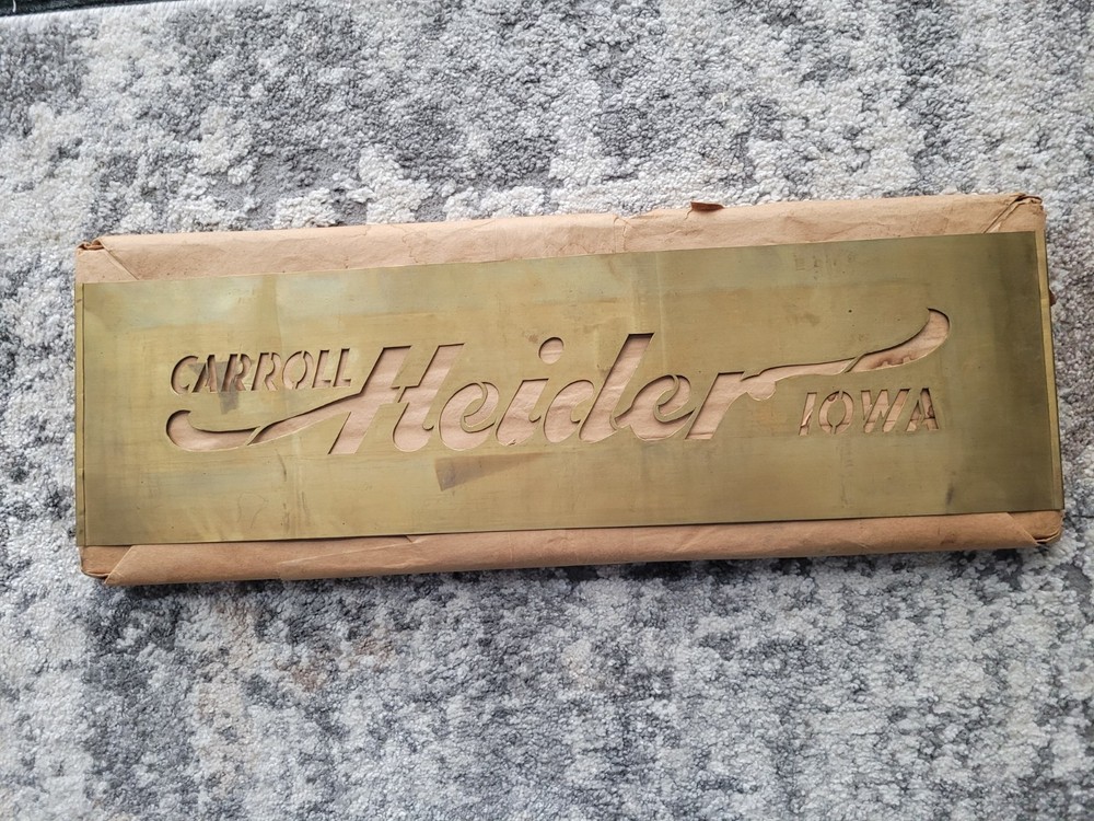Heider Brass  Stencil