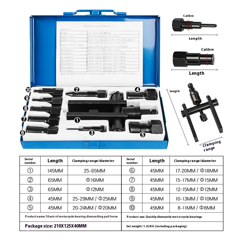 Two Jaws Motorcycle Bearing Removal Tool Rama Wheel Puller Puller Tool