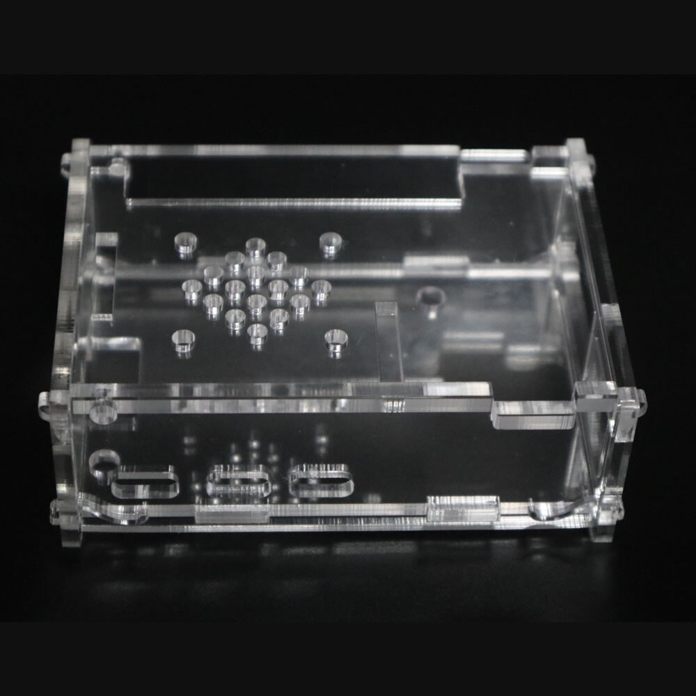 No Screws Clear Acrylic Case Enclosure Box For Raspberry Pi 5
