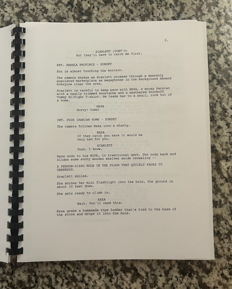 As Above So Below Horror Movie Script Reprint Full Screenplay Script
