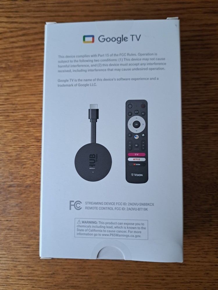 HUB T-Vision Google TV