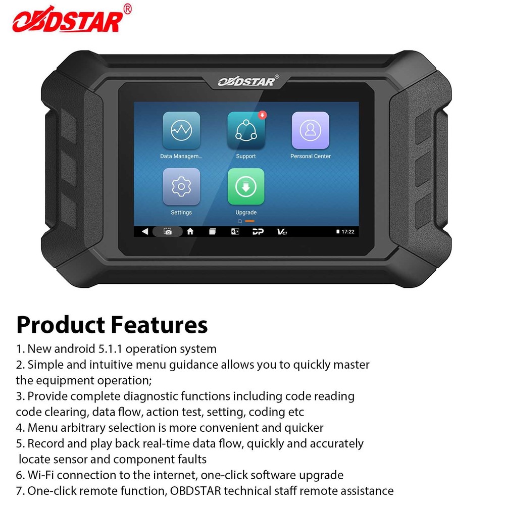 OBDSTAR iScan for Kawasaki Motorcycle OBD2 Diagnostic Code Reader Coding Scanner