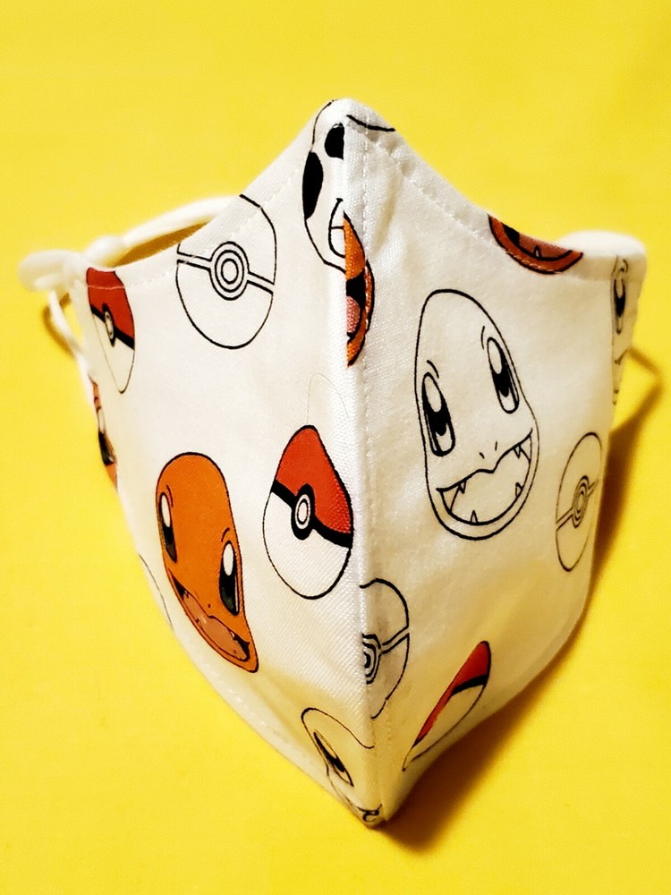 Kids Charmander Adjustable Face Mask