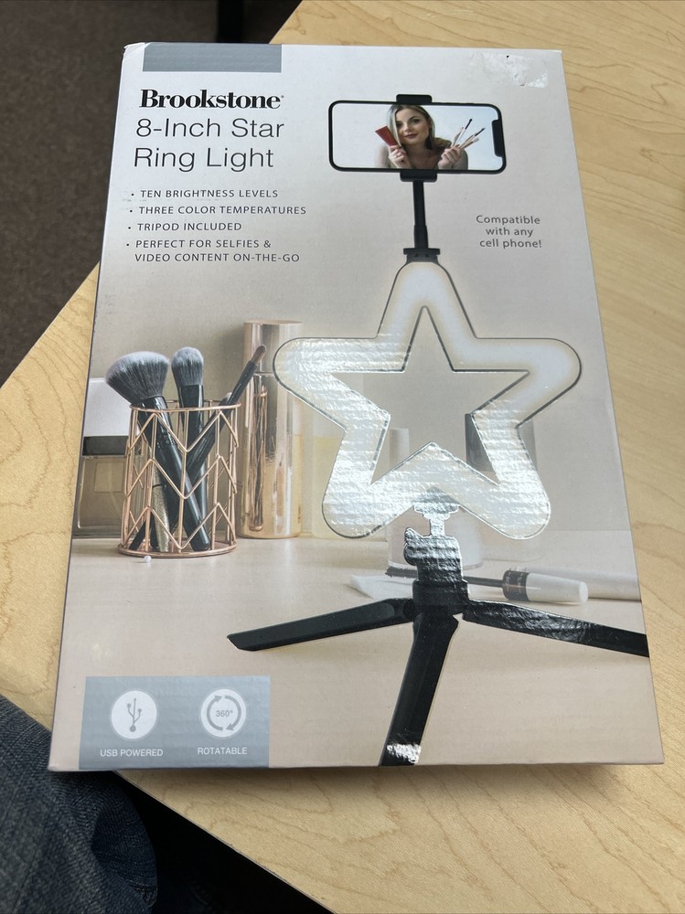 Brookstone 8 Inch Star Ring Light