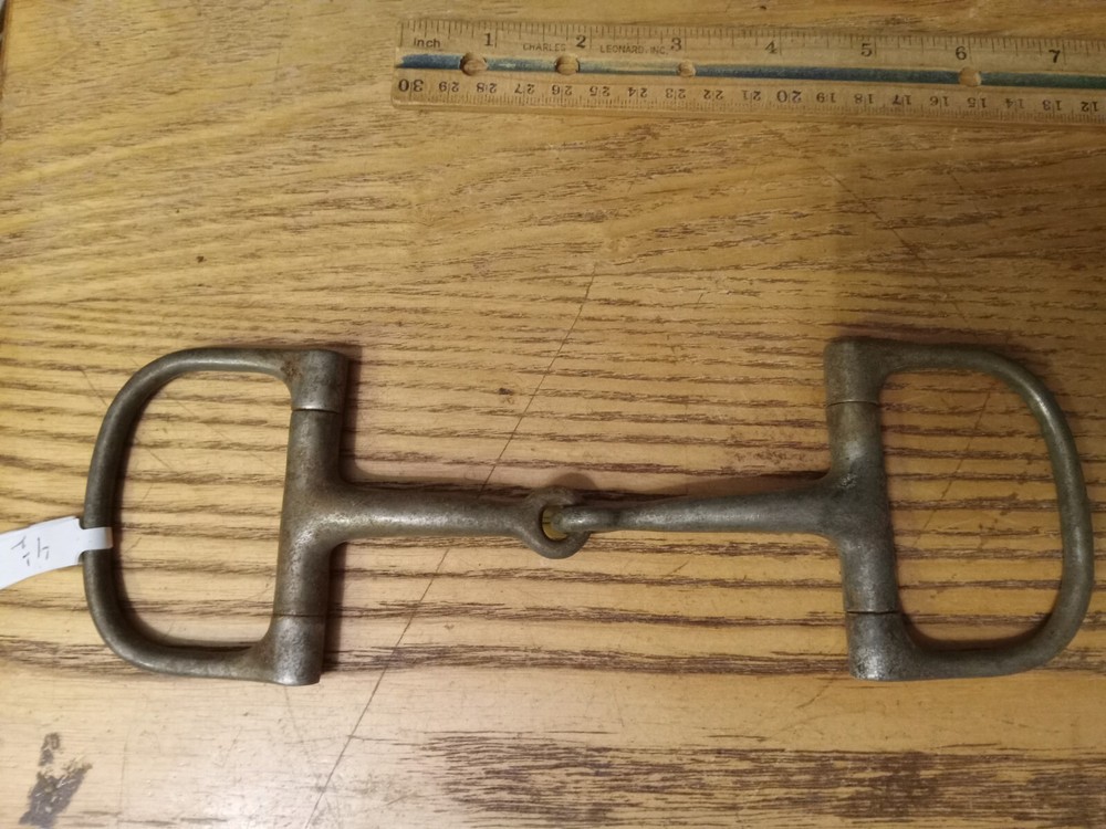 used D-ring snaffle bit 4 1/2  in mouth