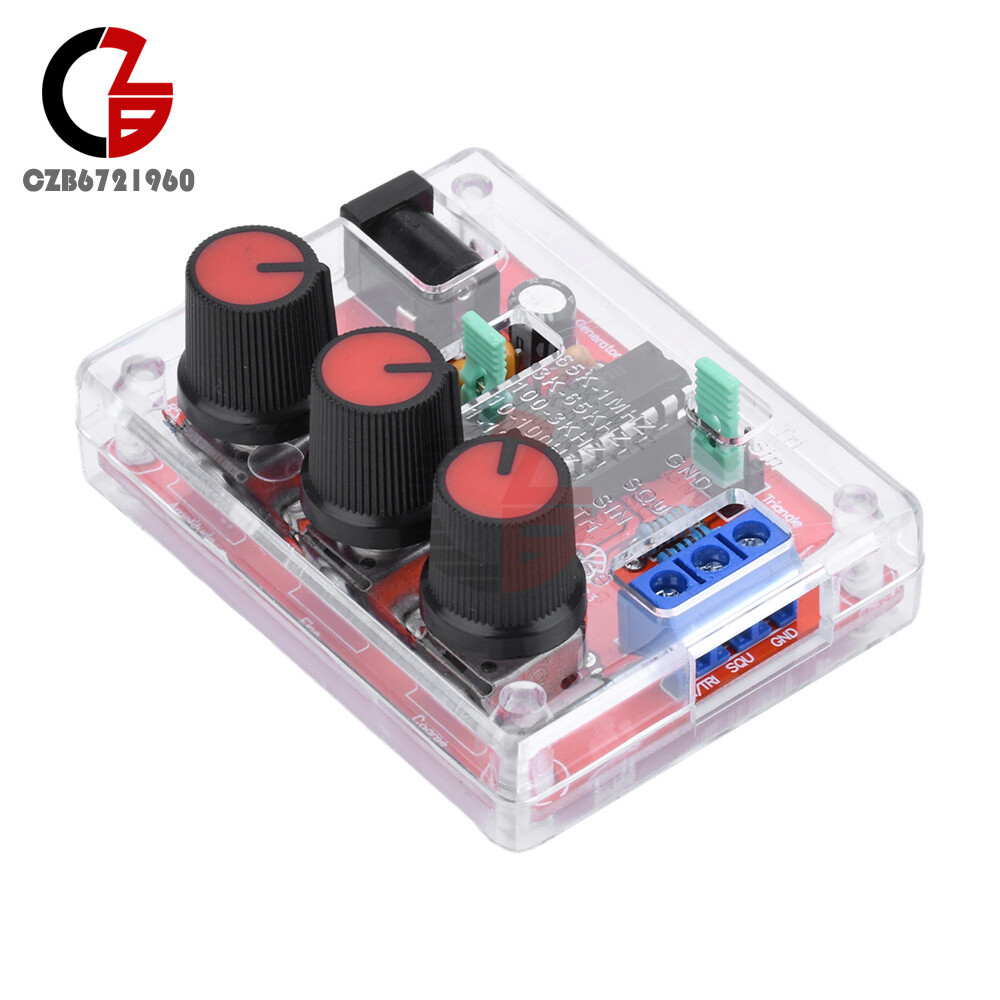 Function Signal Generator Sine Triangle Square Output 1Hz-1MHz Adjustable XR2206