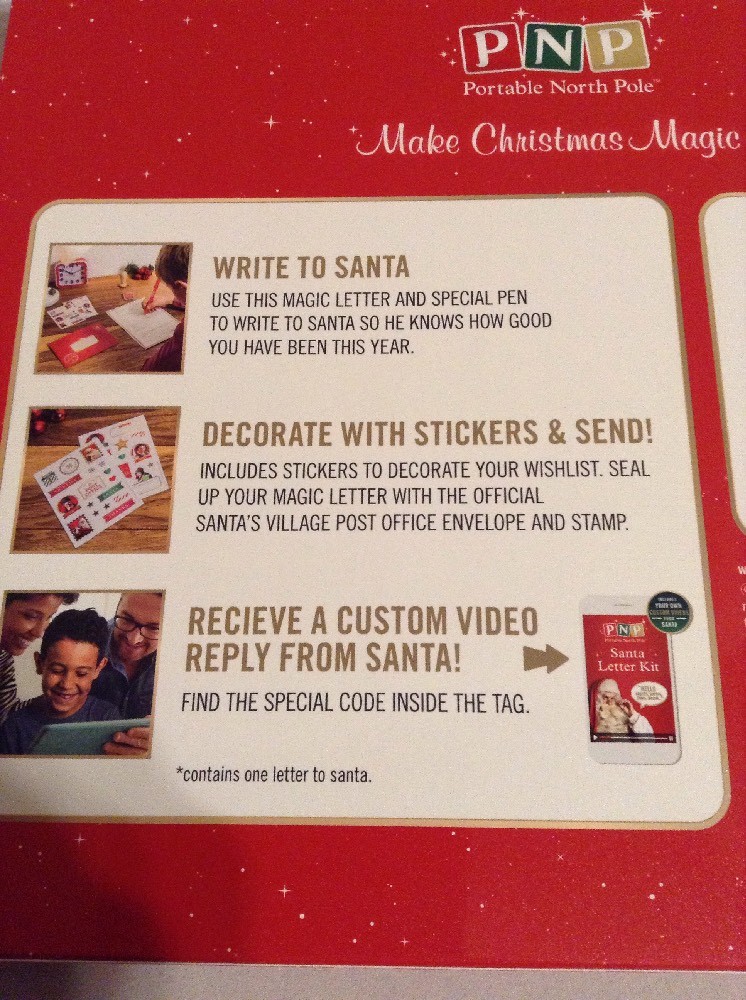 Santa Letter Kit Ages 3+ Includes Custom Video Reply From Santa!
