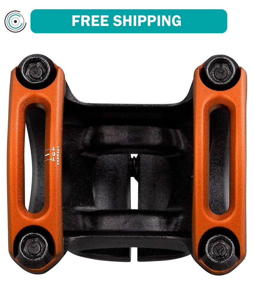 SPANK SPLIT 35 Stem 35mm Orange | Ultra-Short Stack Height And True Zero-Degree