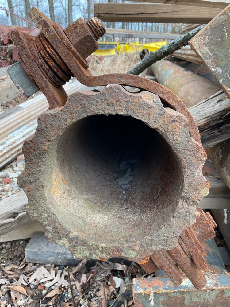 antique iron architectural columns