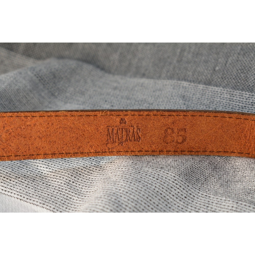 Matras brand leather belt