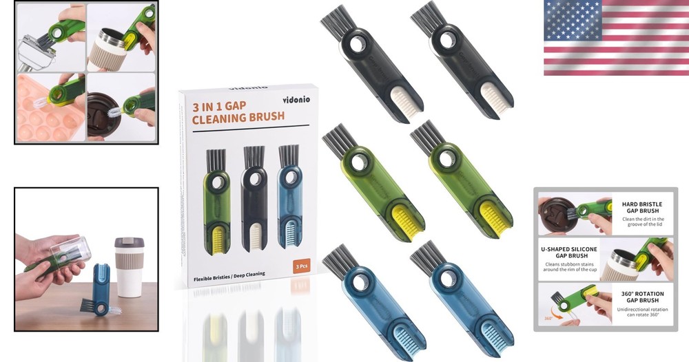 Rotating Bottle Brush with Silicone Cupping