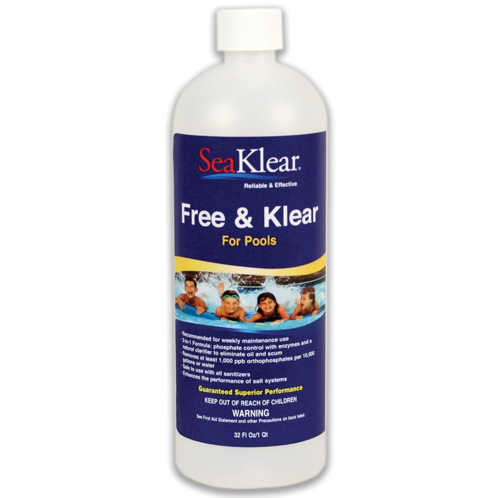 SeaKlear Free & Klear Swimming Pool Clarifier