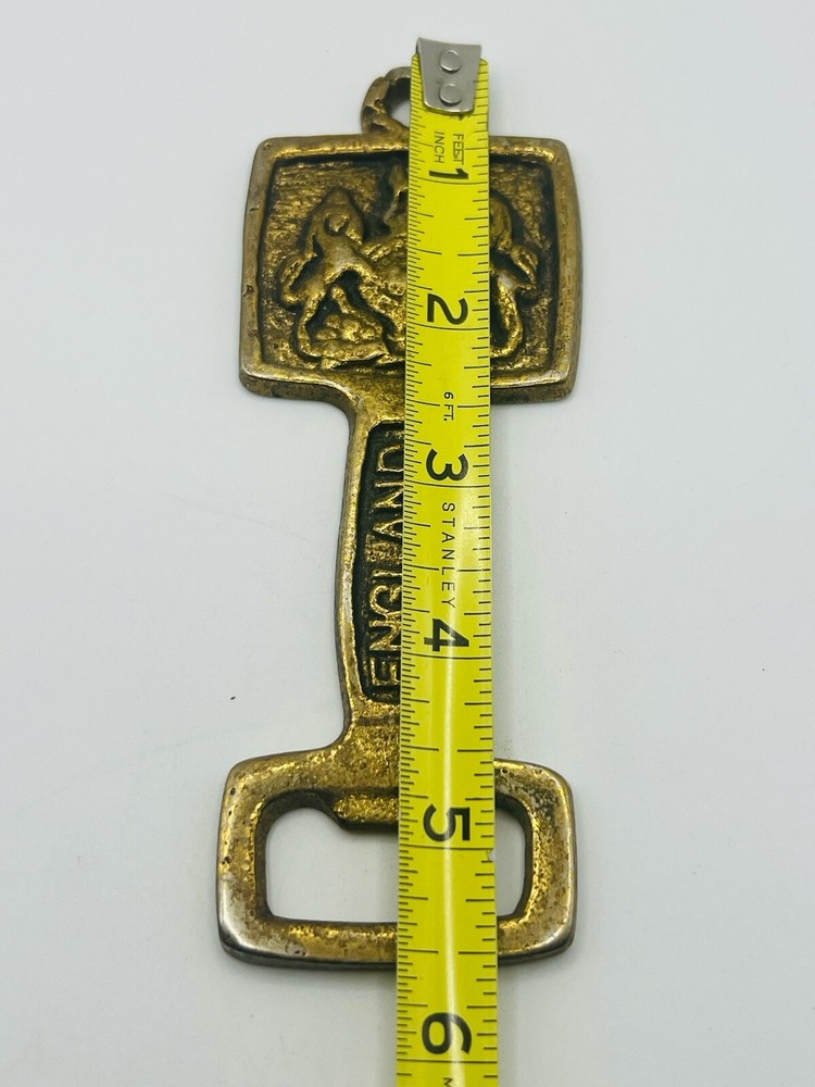 SOLID BRASS Bartender Bottle Opener 6 " BRASS lions dragon
