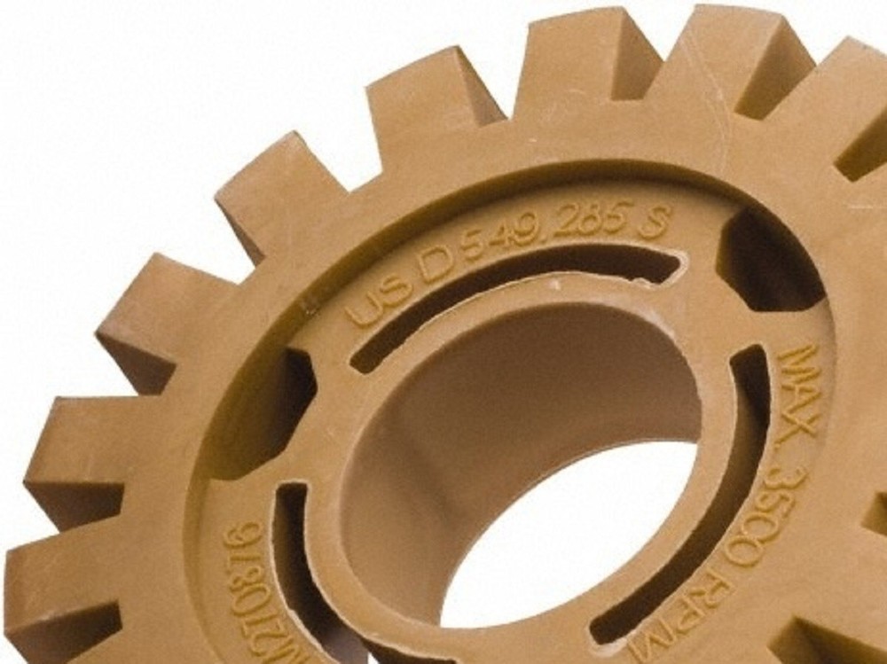 PRO SOURCE 4" Diameter Eraser Wheel for Pneumatic Utility Surface Blasters