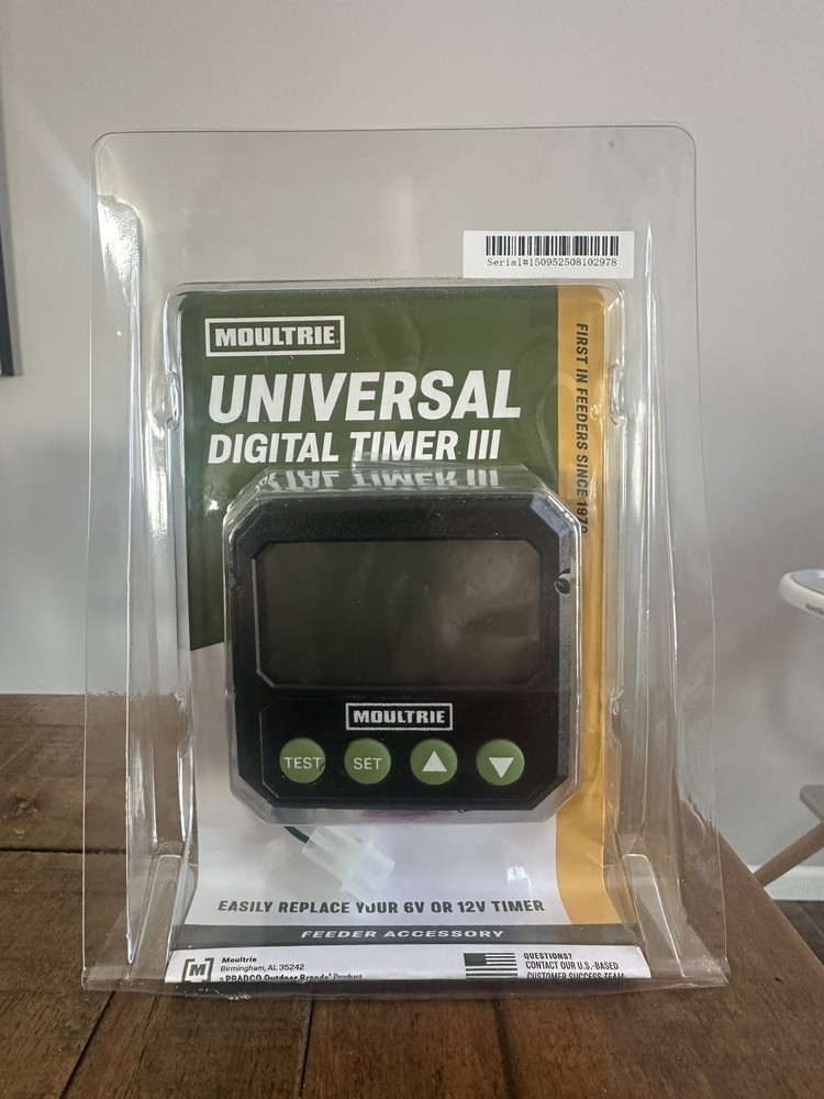 Moultrie Universal Digital Timer III - Deer Feeder Timer - Digital Timer System