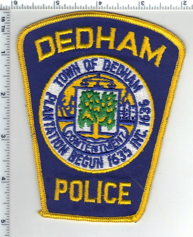 Dedham Police (Massachusetts) 2nd Issue Shoulder Patch